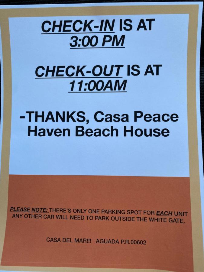 Casa Peace Haven Beach House Aguada Exterior photo